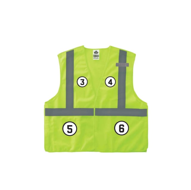 GloWear 8215BA Breakaway Hi-Vis Safety Vest - Type R, Class 2, 1 Pocket