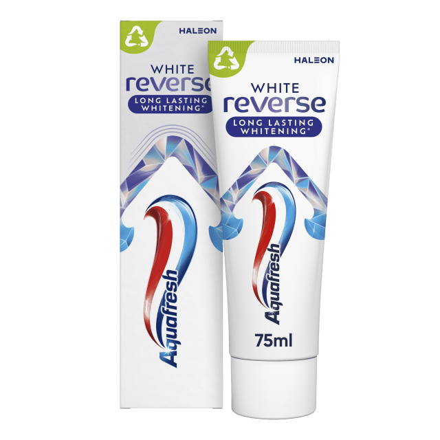 Aquafresh White Reverse Long Lasting Whitening 75ml