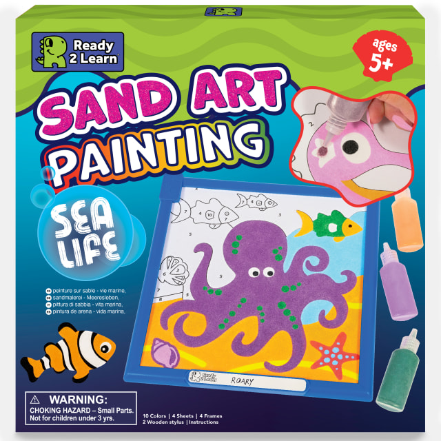 Sand Art Painting - Color By Number - Sea Life