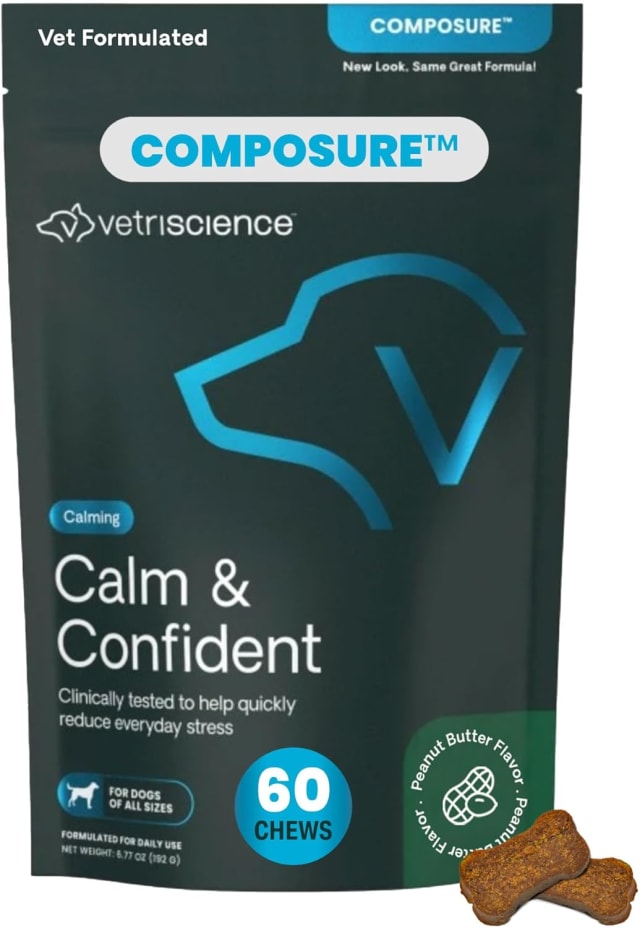VS Calm &amp; Confident, Dogs, Peanut Butter, 60ct