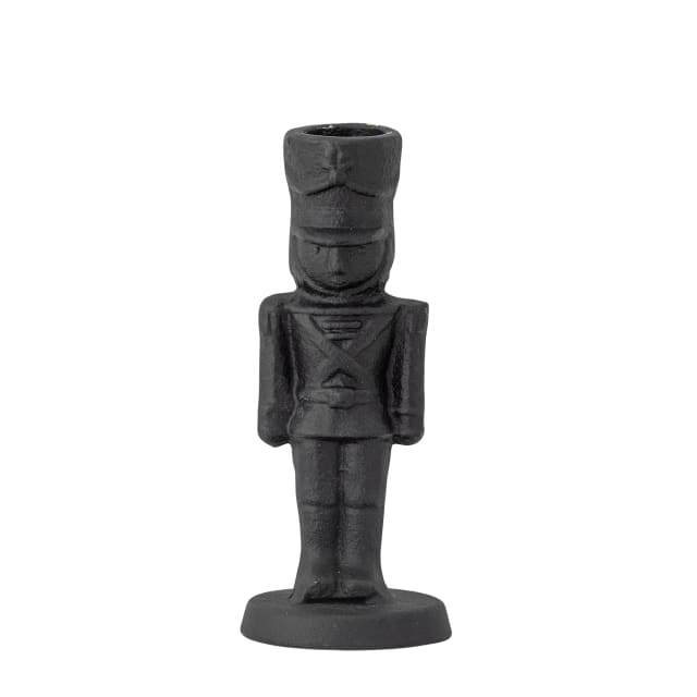 82061106 - Vernon Candle Holder, Black, Cast Iron STOCK: 7