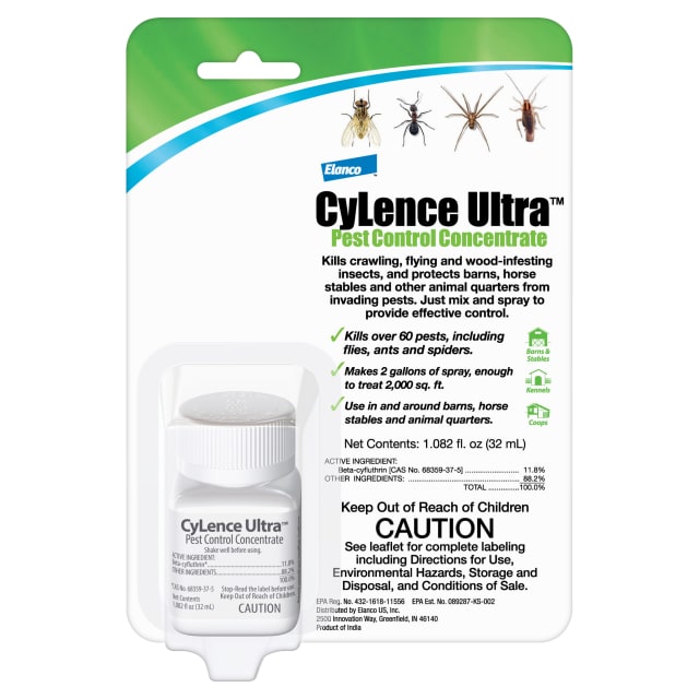 CyLence Ultra Pest Control Concentrate Indoor &amp; Outdoor Insecticide | Kills Over 60 Pests | 32 mL Bottle