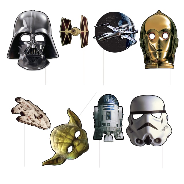 66479  Star Wars Photo Booth Props, 8ct