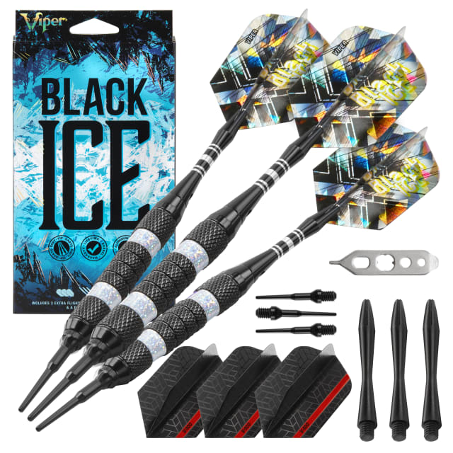 Viper Black Ice Silver Soft Tip Darts 16 Grams