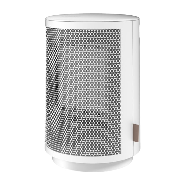 Lasko 9" 1500 Watt Oscillating Personal Desktop Ceramic Space Heater with Timer, Easy Clean Filter, and Tip-Over Switch