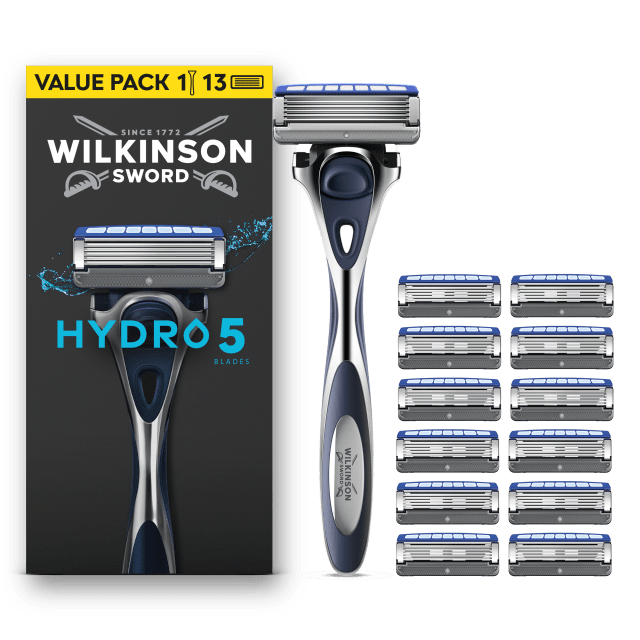 Wilkinson Sword Hydro 5 Men’s 1 Razor + 13 Blade Refills pack