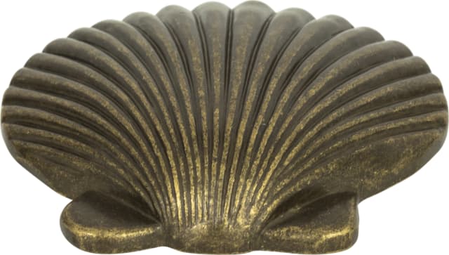 Clamshell Knob 2 Inch Burnished Bronze