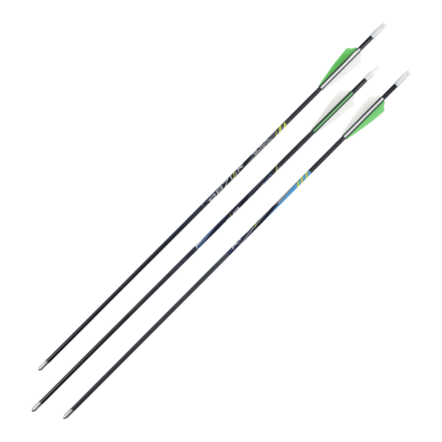 Razor Blade100 Youth 26" Arrows, 3-Pack, Fiberglass, Multi