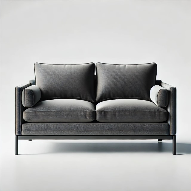 Urban Loveseat in Charcoal
