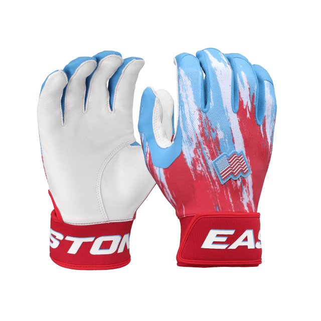 Easton American Classic Walk-Off Ethos Adult Batting Gloves | Premium Leather Palm