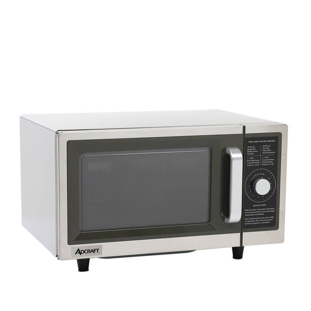 Adcraft Commercial Microwave with Dial Control, 1000 Watt