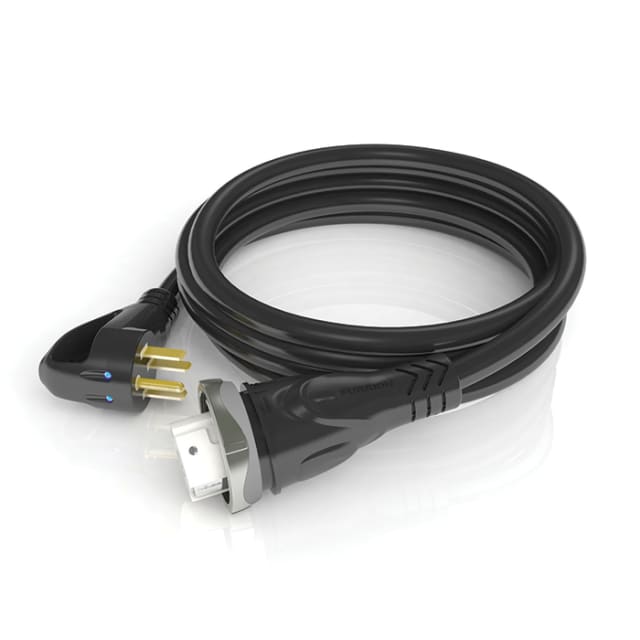 Furrion 50A X 30' DETACHABLE POWER CORD WITH FAULTSMART - BLACK #F50R30FS-SB-OEM