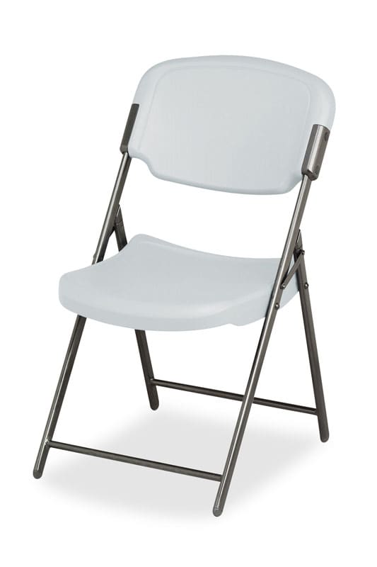 Rough n Ready® Commercial 32 Pack Folding Chair, Platinum Granite