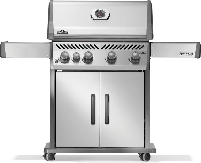 Rogue® 525 Natural Gas Grill with Range Side Burner, Stainless Steel