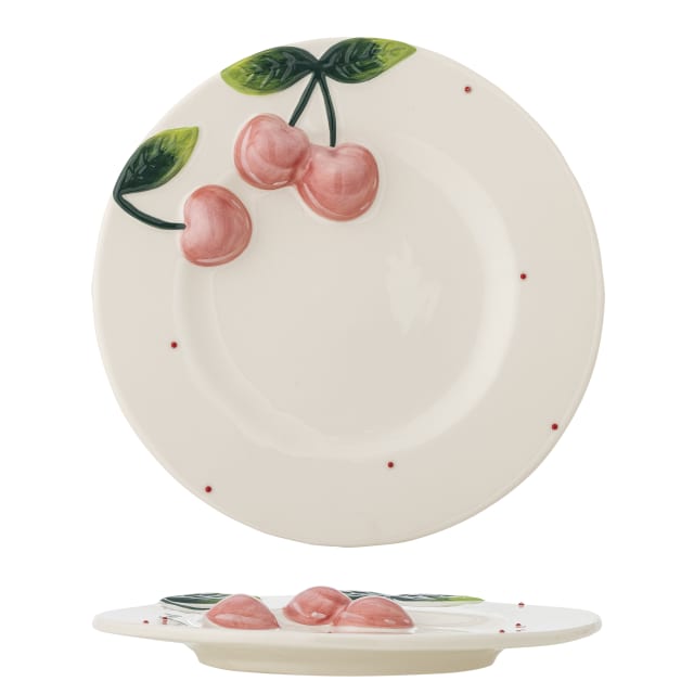 82072814 - Berrie Plate, Rose, Stoneware STOCK: 300