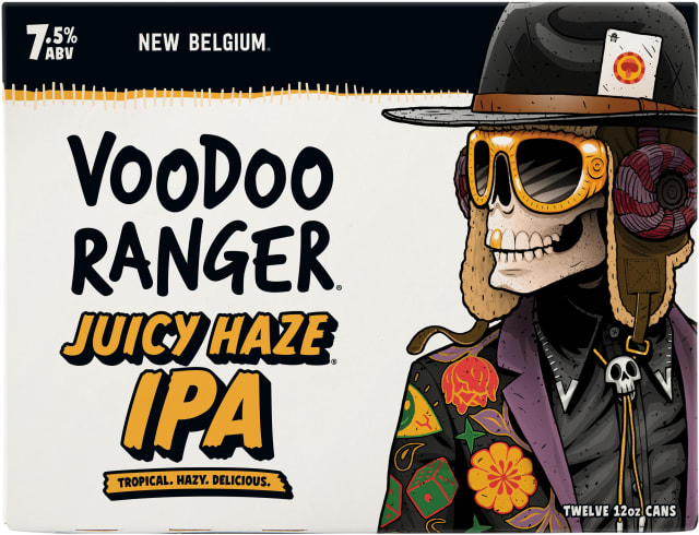 Voodoo Ranger Juicy Haze IPA Beer, 12 Pack, 12 fl oz Cans
