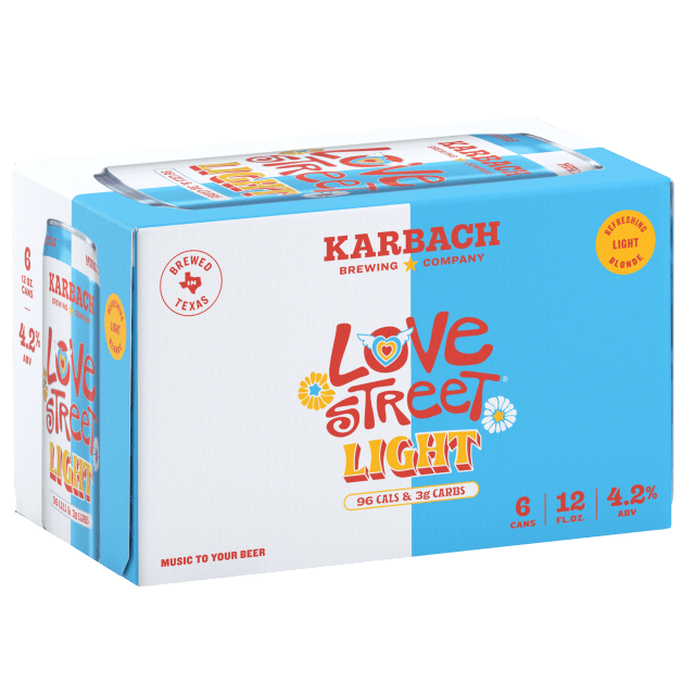 Karbach Love Street Light IPA 6 Pack 12 fl oz