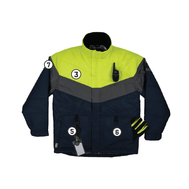 N-Ferno 6464 Insulated Freezer Jacket with ampliFIRE Heat Reflective Lining