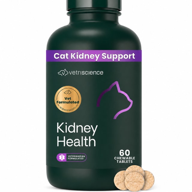 VS Kidney Health Tablets, Cats, Chicken & Fish, 60ct