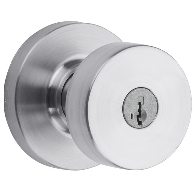Cambie Keyed Entry Knob (Round) - featuring SmartKey in Stain Nickel