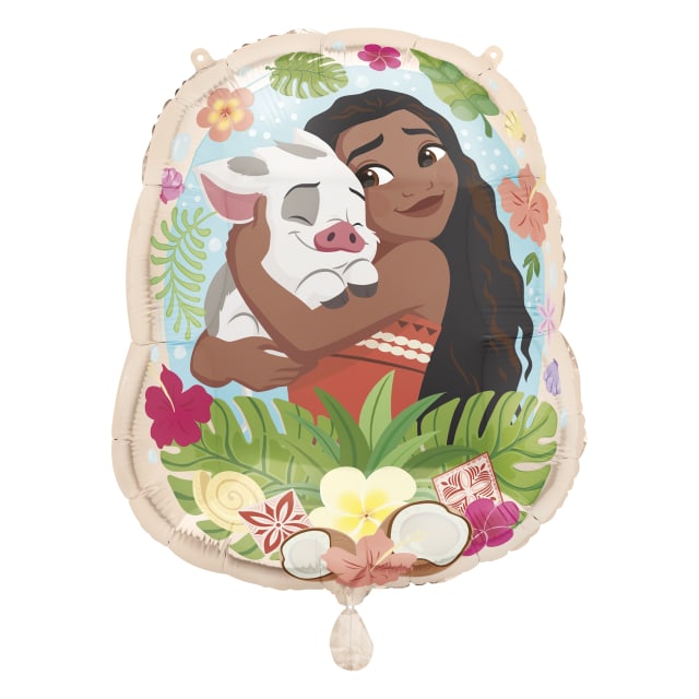 46225  Disney Moana Shaped 21" Giant Foil Balloon - Packaged