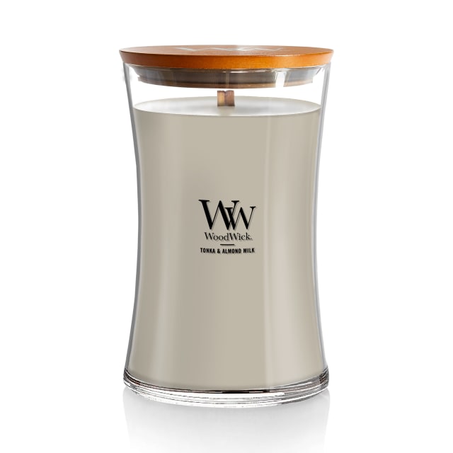 WoodWick Tonka &amp; Almond Large Hourglass Scented Candle