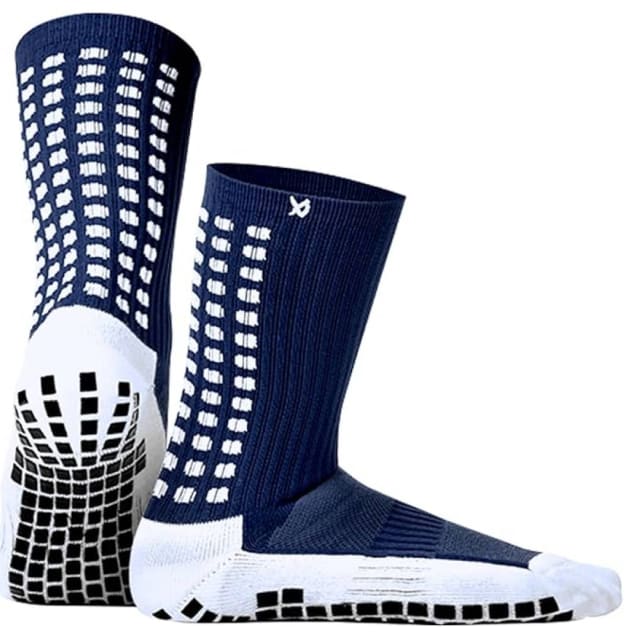 Lux Soccer Grip - Calf Sock - Navy Blue - Retail