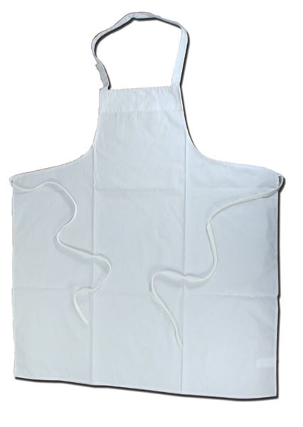 11AB-3636WH - APRON BIB WHITE