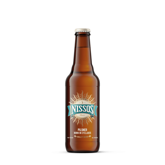 Nissos Pilsner 330ml Bottle 24pk 5ABV