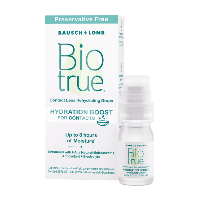 Biotrue Hydration Boost Contact Lens Rehydrating Eye Drops 0.33 fl oz (10 mL)