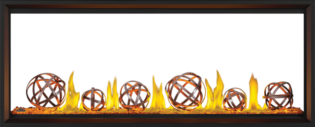 Tall Linear Vector™ 62 See Through Direct Vent Gas Fireplace, Direct Vent Fireplace, Natural Gas, Electronic Ignition