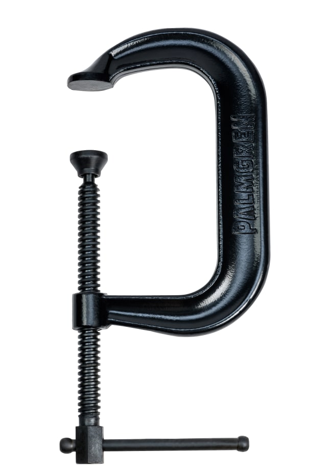 6" Drop Forged Deep Throat C-Clamp W/ Black Oxide