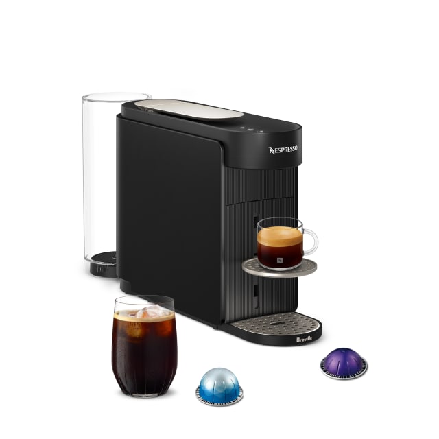 Nespresso Vertuo Up Coffee and Espresso Maker by Breville, Ink Black