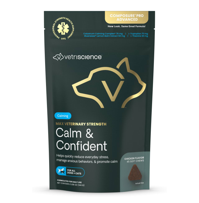 VS MAX Vet Strength Calm &amp; Confident, Dogs, 45ct