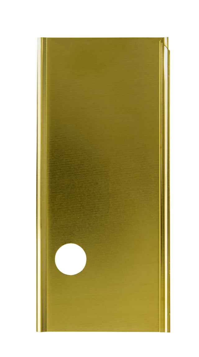 Stencil Sort-1/2" Brass Gothic Period End