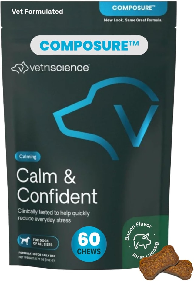 VS Calm &amp; Confident, Dogs, Bacon, 60ct