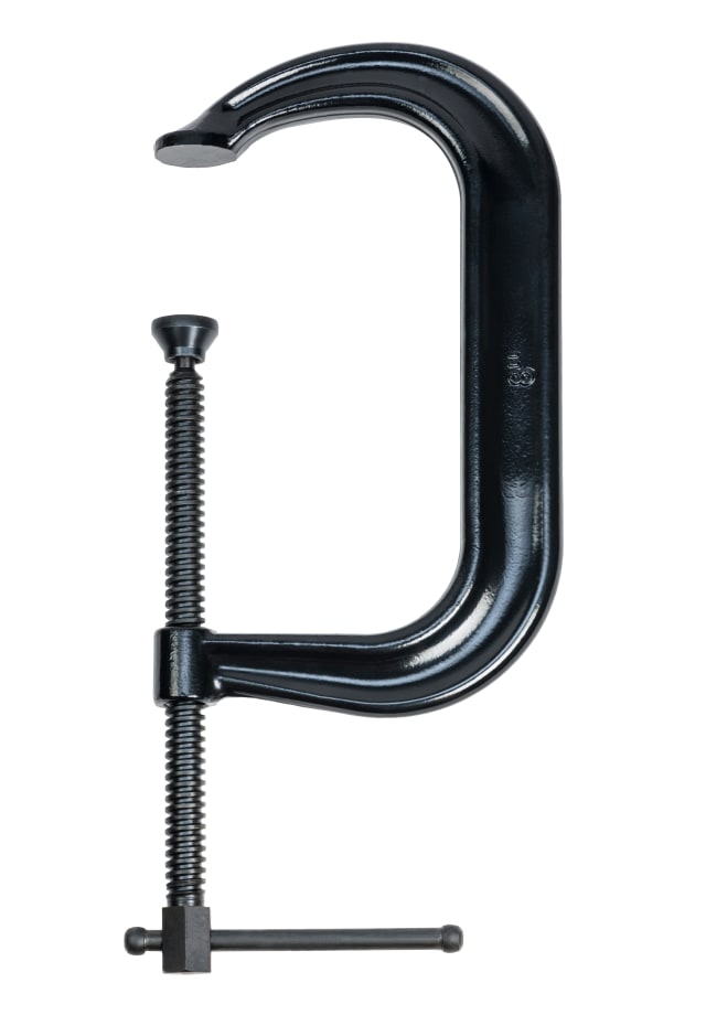 8" Drop Forged Deep Throat C-Clamp W/ Black Oxide