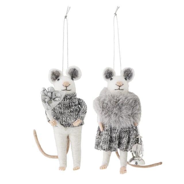 82061229 - Peo Ornament, Grey, Wool STOCK: 282