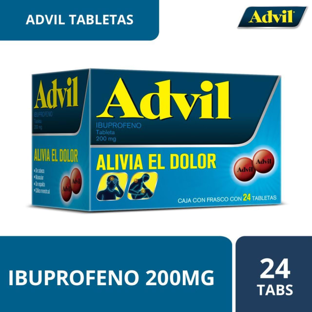 Advil Analgésico Grageas 200 mg 24 tabs