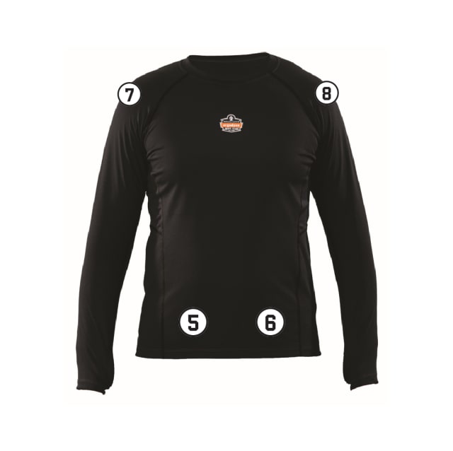 N-Ferno 6435 Midweight Long Sleeve Base Layer Shirt - 240g