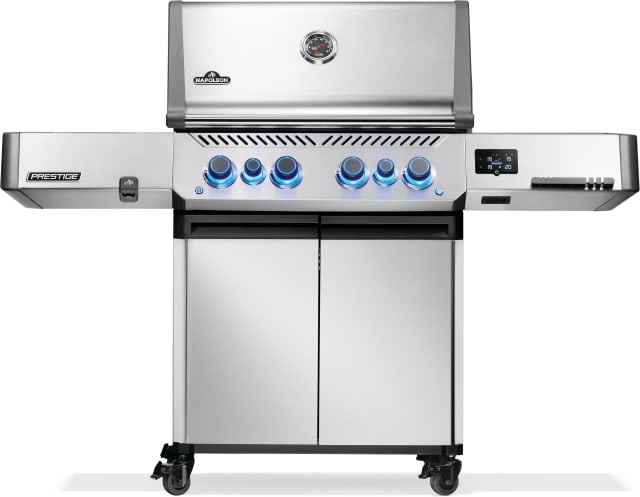 Prestige® 500 Connected, Natural Gas Grill with Infrared Side and Rear Burner, Stainless Steel