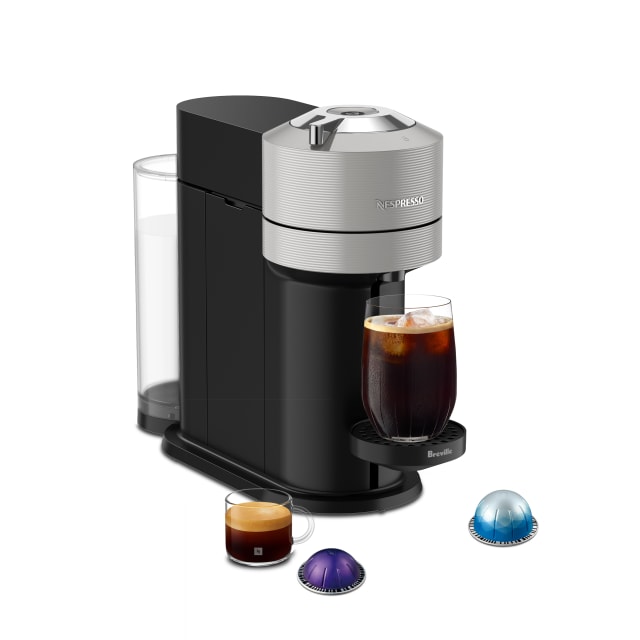 Nespresso Vertuo Next Coffee and Espresso Maker by Breville, Light Grey