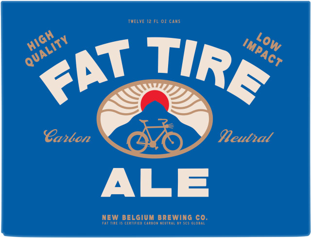 Fat Tire Ale Beer, 12 Pack, 12 fl oz Cans