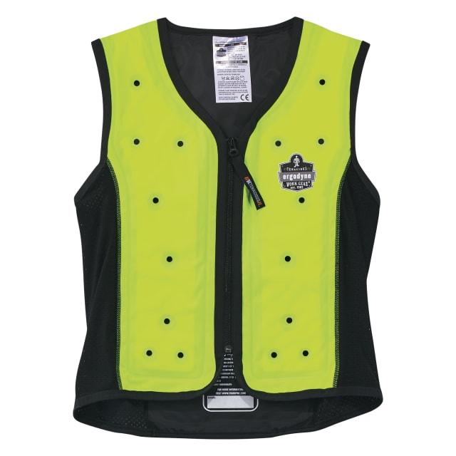 Chill-Its 6685 Dry Evaporative Cooling Vest - Zipper Closure