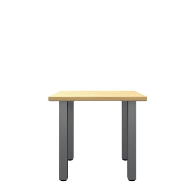 End Table with Square Metal Legs