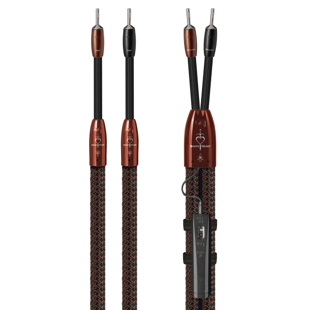 AudioQuest Brave Heart Full-Range ZERO-Tech Speaker Cable