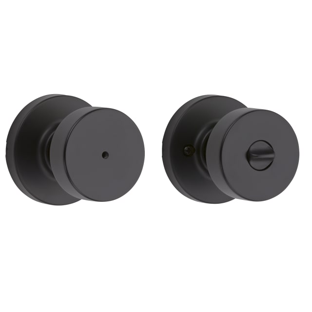 Cambie Privacy Knob (Round) in Matte Black