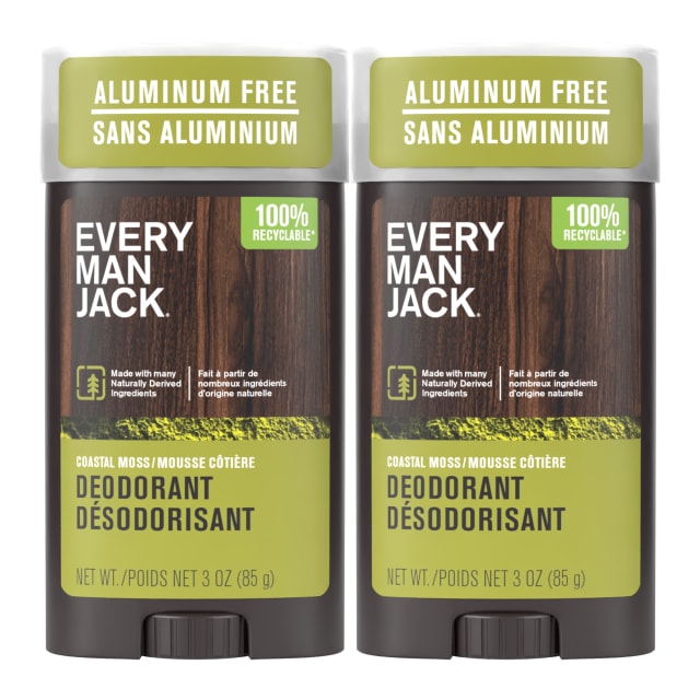 Every Man Jack Coastal Moss Aluminum Free Deodorant - 3 oz