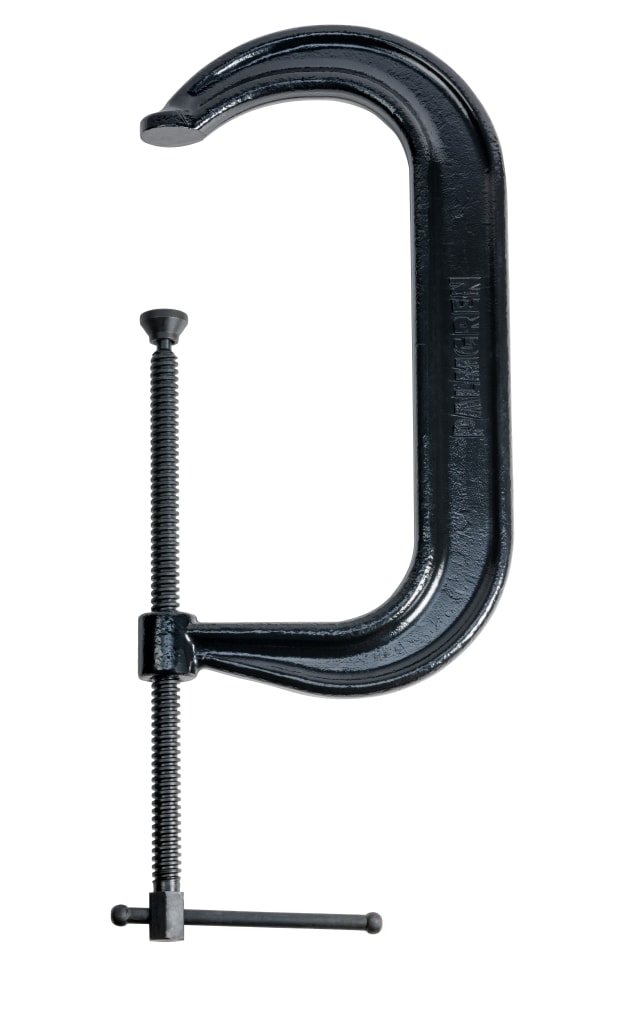 12" Drop Forged, Deep Throat C-Clamp with Black Oxide