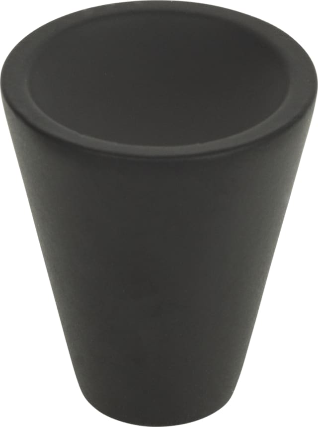 Dap Cone Knob 1 Inch Matte Black